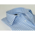 thumbnail image 3 of Men Reddington 100% Cotton Dress Sports shirt Regular Modern fit 175 Blue Stripe, 3 of 5