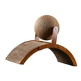 thumbnail image 3 of 2 in 1 Cat Scratcher Cat Scratch Ball Durable Wooden Frame Sisal Rope Corrugated L, 3 of 6