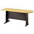 thumbnail image 4 of Peninsula Desk Savannah Beech Top, Slate Gray Base, 4 of 4