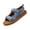 Blue, variant on Denim Velcro Strap Sandals, Womens Orthopedic Walking Sandals Arch Support Recovery Sport Outdoor Hiking Water Sandles Thick Athletic Cushion Comfortable Plantar Fasciitis Adjustable Sandals, Blue 6