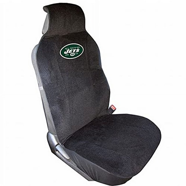 Cubierta de asiento de coche de Fremont Die NFL New York Jets, estándar, negro/colores del equipo