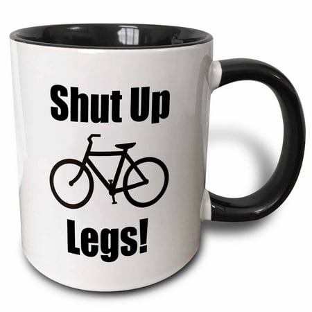 

3dRose Shut up legs Two Tone Black Mug 11oz