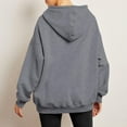 thumbnail image 4 of Womens Oversized Hoodies Fleece Sweatshirts Long Sleeve Sweaters Pullover Fall Outfits with Pocket, 4 of 5