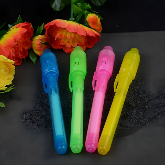 CCOCC Invisible Ink Spy Pen with Built-in UV Light Magic Marker