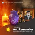 thumbnail image 4 of Yatskia Purple Daisy Mini Memorial Urns for Human Ashes Adult Man, Decorative Urns for Adult Ash, Little Keepsake Urn for Ashes for Women, (Classic Pack of 1, 3 Inch), 4 of 8