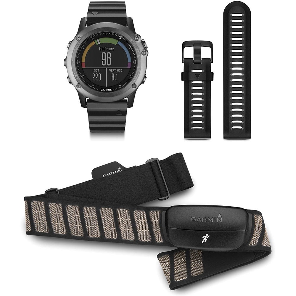 Garmin fenix 3 Multisport GPS Watch - Sapphire Performance Bundle Walmart.com
