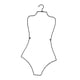 thumbnail image 5 of Percha para lencería Percha para trajes de baño Percha para trajes de baño Percha para trajes de baño Bikini pijama Negro, 5 of 9