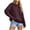 006 Wine, variant on Women's Color Block Oversized Cable Knit Sweaters Casual Basic Crewneck Long Sleeve Trendy Pullover Sweaters
