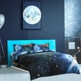 thumbnail image 2 of 4-Piece 3D Galaxy Duvet Cover Bedding Set with Flat Sheet Pillowcase Twin, 2 of 7