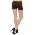 thumbnail image 4 of Vivian's Fashions Legging Shorts - Cotton, Misses Size (Brown, 2X), 4 of 4