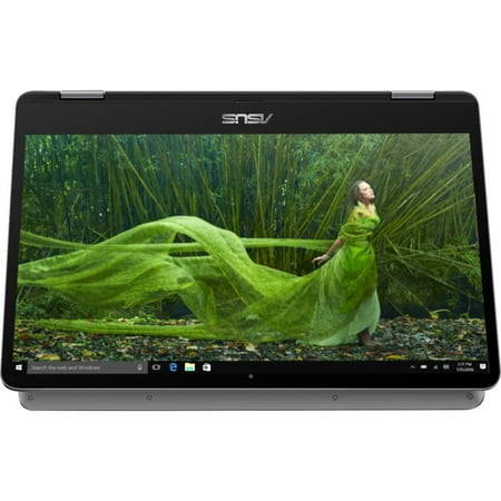 Asus VivoBook Flip 14 14" Full HD Touchscreen Laptop, Intel Celeron N4000, 64GB SSD, Windows 10 Pro in S mode, J401MA-YS02