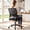 Black-Fixed arm, variant on Atilioo Ergonomic Office Chair with Lumbar Support, Adjustable Mesh Computer Desk Chair Mid Back Swivel with Armrests, Black