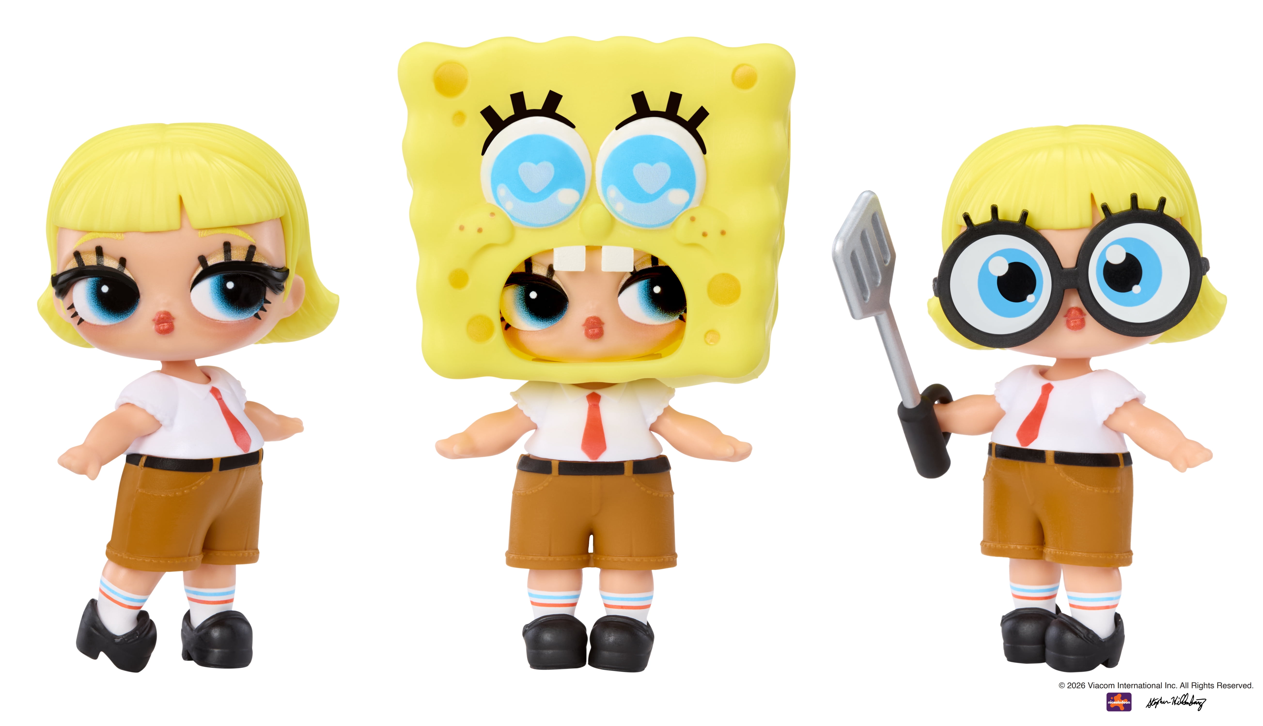 LOL Surprise Loves SpongeBob SquarePants Tots Doll, 7 Total Surprises, Ages 4+