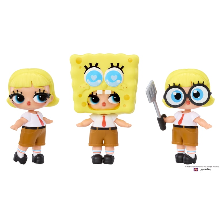 L.O.L. Surprise! SpongeBob Tots Doll, 7 Surprises, ages 4+