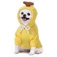 thumbnail image 1 of s 2 sudaderas para mascotas ropa para perros y gatos de tamaño pequeño y mediano lindo suéter para mascotas con forma de plátano, 1 of 2