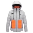 thumbnail image 2 of Penkiiy Heated Jackets for Women Men USB Intelligent Constant Temperature Heated Windproof Plus Size Men And Women Winter 4 Heated Jacket Coat XXL Gray, 2 of 4