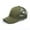 Army Green, variant on Trucker Hat Baseball Cap Structured Plain Design 6 Panel Adjustable Size