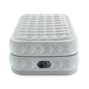 Intex Dura-Beam Deluxe 20 Raised Air Mattress with Built-in Pump, Twin