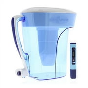 ZeroWater Pitcher ZD-010RP, 10-Cup Ion Exchange Water Dispenser with Free Water Quality Meter