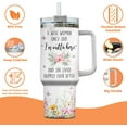 thumbnail image 5 of Personalized Retirement 2025 40oz Tumbler with Handle and Straw, Retiring Gifts for Women, Happy Retirement, Birthday Gifts Idea, Custom Name Stainless Steel Travel Coffee Cup with Lid, 5 of 7