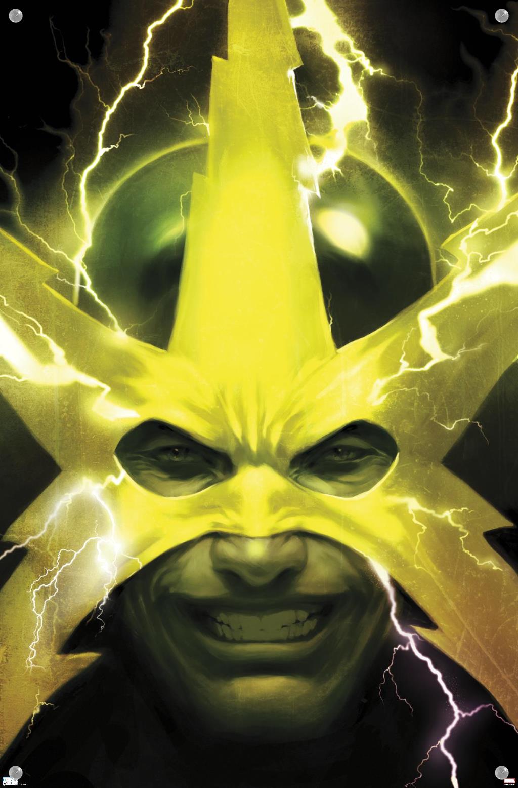 Marvel Comics - Electro - Web of Spider-Man #2 Wall Poster with Pushpins, 14.725" x 22.375"