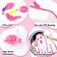 thumbnail image 5 of Pink Halloween Bath Mat Ghost Tufted Rug Goth Spooky Bathroom Mat Non-Slip Floor Bathmat for Indoor Kitchen Bedroom Plush Rug Soft Absorbent Bath Tub Carpet Halloween Supplies, 5 of 6