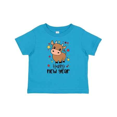 

Inktastic Happy New Year Cute Ox Gift Baby Boy or Baby Girl T-Shirt