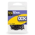 thumbnail image 2 of (3 pack) Ook Cup Hooks, 1-1/4", 1 lbs, Screw Hooks, Steel, Black Vinyl, 40 pack, 2 of 10