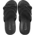 thumbnail image 5 of 1pair Suela plana sandalias femeninas moda zapatillas de verano zapatos de playa negro, 5 of 5