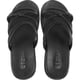 thumbnail image 5 of 1pair Suela plana sandalias femeninas moda zapatillas de verano zapatos de playa negro, 5 of 5