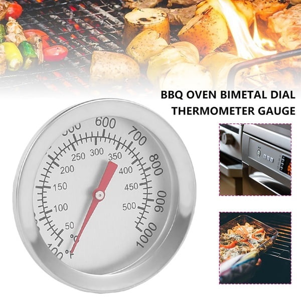 Stainless Steel q Grill Oven Bimetal Dial Thermometer Gauge Useful Tool Walmart Com Walmart Com
