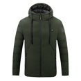 thumbnail image 2 of Brilliant 3Xl Mens Big and Tall Coat Clearance Outdoor Warm Clothing Heated For Riding Skiing Fishing Charging Via Heated Coat, 2 of 9