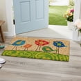 thumbnail image 3 of Abbott Doormat Durable Natural Coco Coir Doormat, Weather Resitant Mat Outdoor & Indoor Entrance, Home Decor Large Doormat, 18x30", Colourful Birds, 3 of 6