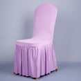 thumbnail image 3 of Stretchy Universal Easy Fitted Dining Chair Cover Slipcovers with Skirt, 3 of 3