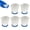 5pcs, variant on Pool Vacuum Cleaner Filter Bag, 4.4 x 6.9 Inch High-Efficiency Debris Catcher, ABS Mesh