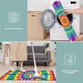 thumbnail image 6 of Rainbow Tie Dye Mandala Pattern Kitchen Rugs Sets Of 3,Kitchen Runner Rugs Non Skid Washable,Decorative Kitchen Floor Mats for Kitchen,Sink,Laundry,17"x30"+ 17"x47" + 17"x59", 6 of 6