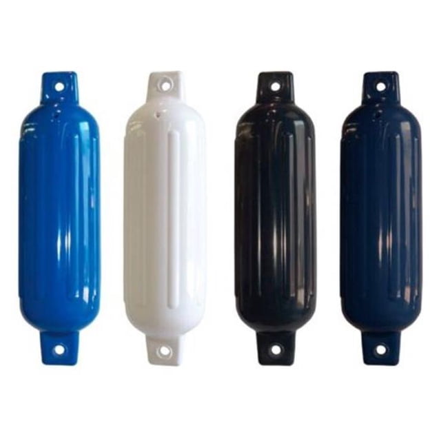 6.5 x 23 in. Twin Eye Ribbed Fenders, Navy Blue