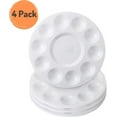 thumbnail image 2 of Creative Palette Set, Paint Trays for Kids, Lightweight Round Paint Holder with 10 Wells and 1 Central Reservoir, Multi-purpose for Art Painting, School Projects, and Birthday, 2 of 8