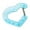 Blue, variant on Multipurpose Heart Shape Key Holder Acrylic Materials Gradient Tone Aesthetic Room Hooks Bag Charm For Women And Teens