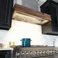 thumbnail image 5 of ZLine 681W48 48 In. 1200 Cfm Designer Series Wooden Wall Mount Range Hood In Butcher Block (681w-48), 5 of 5