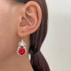 thumbnail image 3 of Conjunto de collar y pendientes con colgante de gota de agua de cristal para mujer y niña, pulsera, collar y pendientes, regalo de San Valentín, collar de aleación., 3 of 5