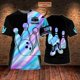 thumbnail image 1 of Camiseta con nombre personalizado para hombre, camisa con estampado 3D de bolos, informal, regalo para jugador de bolos, DW126Adult size XS Gao Jinjia LED, 1 of 2