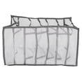 thumbnail image 2 of Organizador de cajones plegable OrgCaja de almacenamiento para armario, compartimento organizador de cajones de ropa de poliéster, malla fina, amigable con la piel para spa en casa, 2 of 8