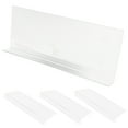 thumbnail image 4 of FUTUREORYY 4Pcs Simple Design PVC Shower Splash Guard for Homeowners Bathroom Accessory, 4 of 8