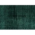 thumbnail image 1 of Ahgly Company Machine Washable Indoor Rectangle Abstract Turquoise Blue Modern Area Rugs, 2' x 4', 1 of 4
