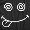 thumbnail image 2 of Mens Crazy Smile T Shirt Funny Silly Insane Whacky Smiling Face Tee for Guys Graphic Tees, 2 of 9