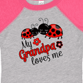 thumbnail image 4 of Inktastic My Grandpa Loves Me with Cute Ladybugs Boys or Girls Baby Bodysuit, 4 of 5