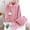 Watermelon Red, variant on BONIXOOM Womens Christmas Pajamas Couples Christmas Pajamas Loungewear Button Long Sleeve Sleepwear Sets Solid Pink M