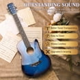 thumbnail image 5 of Ktaxon 38 Inch Cutaway Acoustic Guitar for Beginners,Full Basswood Guitar with Complete Starter Kit, Blue, 5 of 14