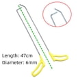 thumbnail image 2 of Qiaoxi Tringles Outils Kit de Réparation de Grêle Acier Inoxydable Sans Peinture Extracteur de Retrait de Bosses pour Porte Dings Réparation de Grêle (8 Pcs), 2 of 8